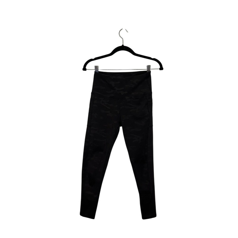 90 Degree By Reflex Camo Print High Waist Leggings Women's Size S‎ Black